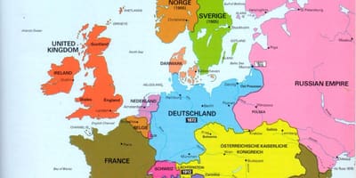 Mapa írska a európe