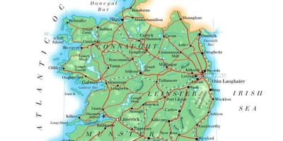Mapa írsko fasáda 