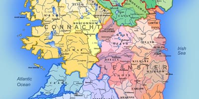 Mapa riek írska mapu pre deti